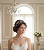 Triple Row Pearl Bridal Headband