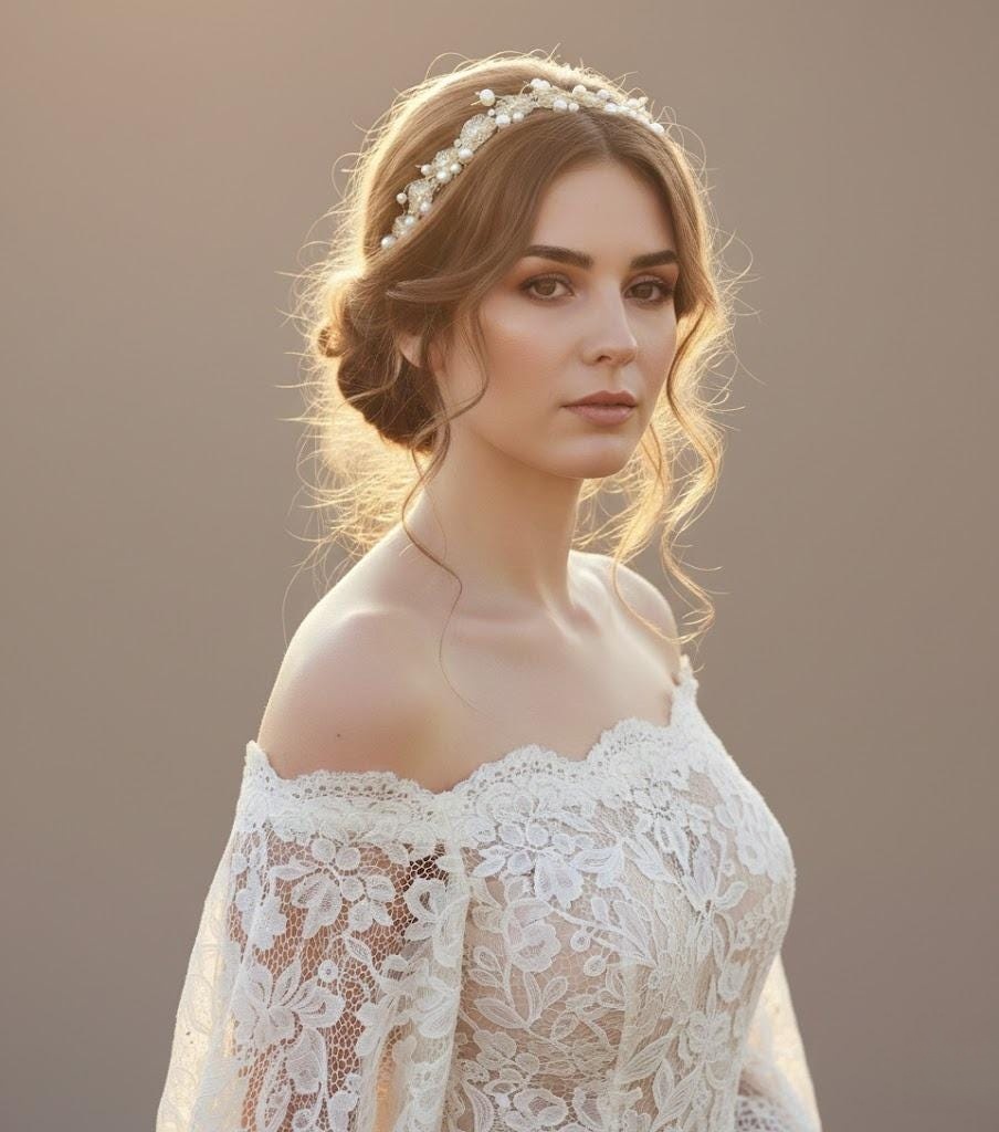 Pearl Floral Bridal Headband